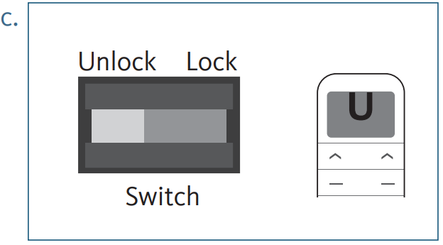 ALTAIR AMP25B TD BU Combination Remote Control - MOTOR