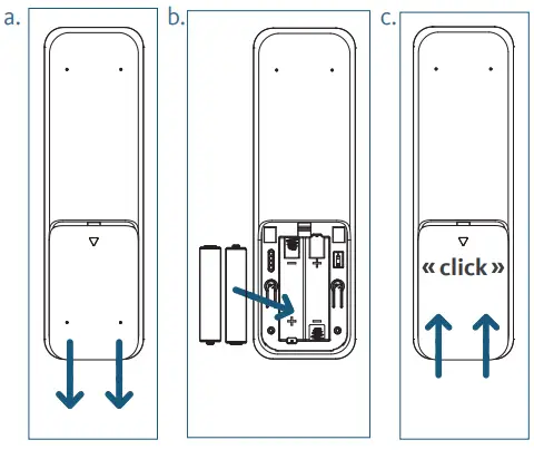 ALTAIR AMP25B TD BU Combination Remote Control - MOTOR