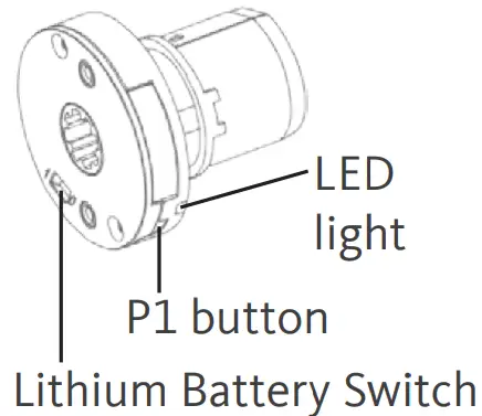 ALTAIR AMP25B TD BU Combination Remote Control - MOTOR