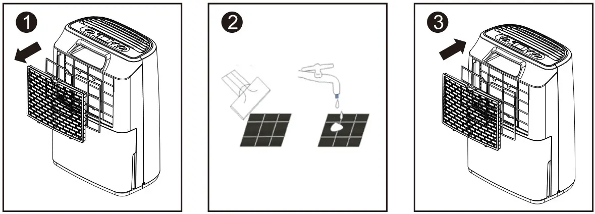 ANDTE PD161A Large Room Home Dehumidifiers - Instruction 5