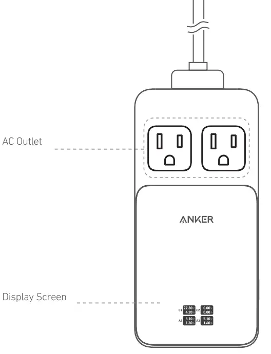 ANKER A9128 140W Prime 6 In 1 Charging Station - Figure