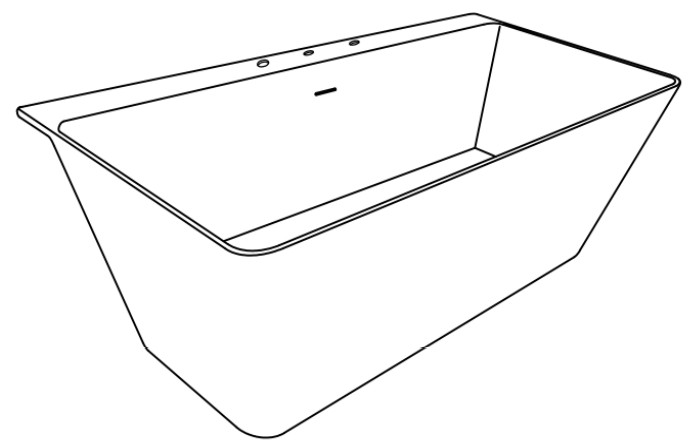 ANZZI FT-AZ114-59 Freestanding Bathtub