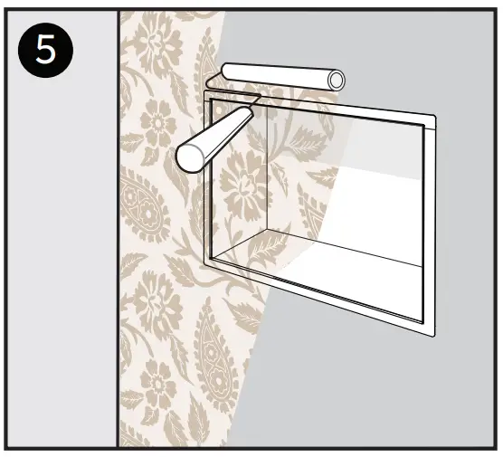 ARIA Flush Anywhere Niche Luxe Ultra-Minimal Recessed Shelf - wallpaper