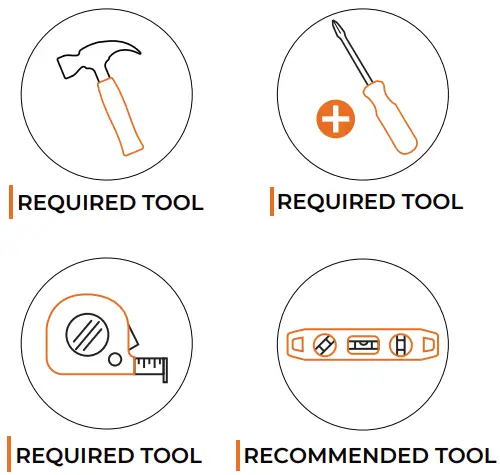 ASHLEY EA2320151 Neilsville Wall Mounted Coat Rack With Shelf - BUST OUT