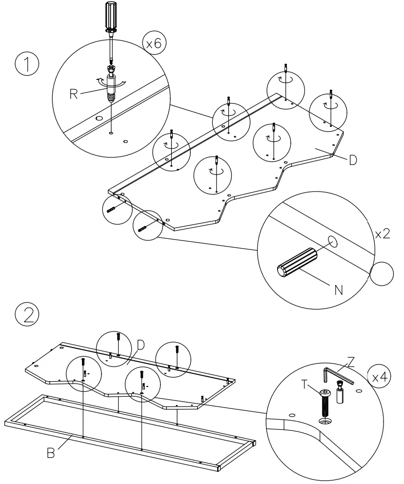 ASHLEY Z1510473 Maccenet Shoe Rack - fig1