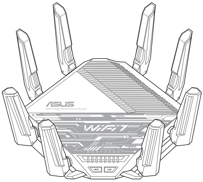 ASUS RT-BE96U BE19000 Tri Band WiFi Router
