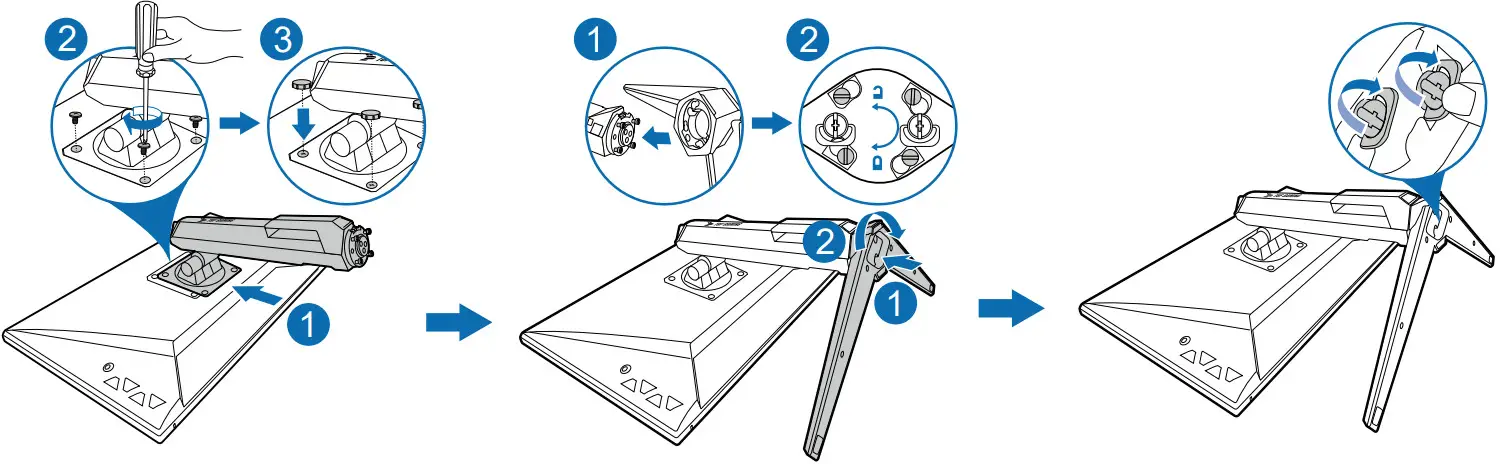 ASUS VG27AQML1A Series TUF Gaming Monitor - Assembling