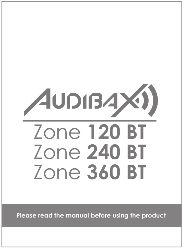 AUDIBAX Zone 120 BT Amplificador 4 Zonas 120W User Manual 2