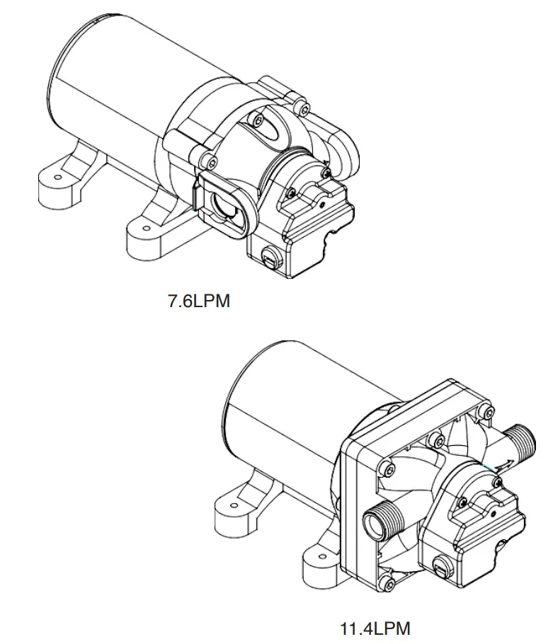 AUSSIE TRAVELLER 11.4L 12V RV Water Pump