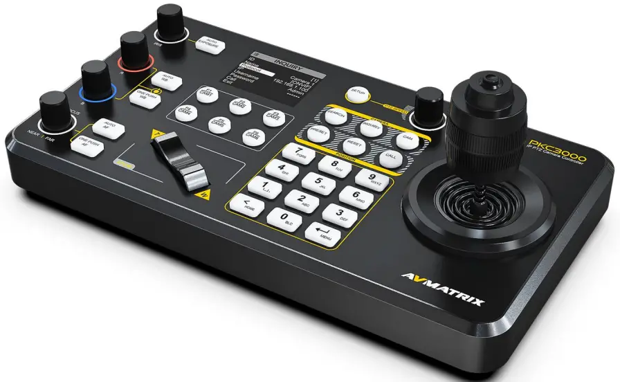 AVMATRIX PKC3000 PTZ Camera Joystick Controller - Overview