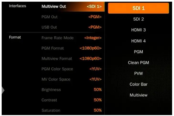 AVMATRIX PVS0403U Multi Format Video Mixer Switcher - Multiview Out