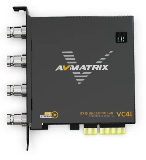 AVMATRIX-VC41 4-Channel-SDI-PCIE-Capture-Card-FIG- (2)