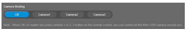 AVer COMCAM570 Dual 4K Audio Tracking Camera User Manual - Camera Binding