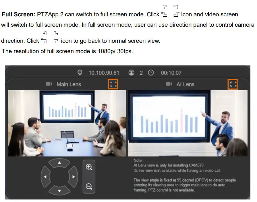 AVer COMCAM570 Dual 4K Audio Tracking Camera User Manual - Use PTZApp 2 with USB Devices
