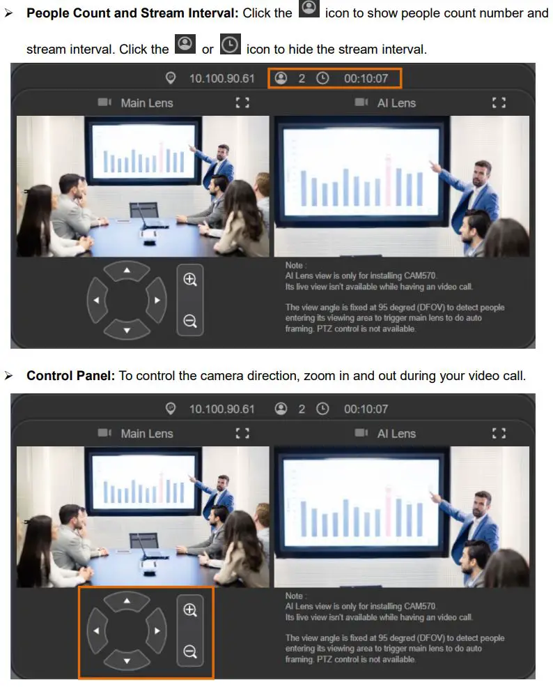 AVer COMCAM570 Dual 4K Audio Tracking Camera User Manual - Use PTZApp 2 with USB Devices