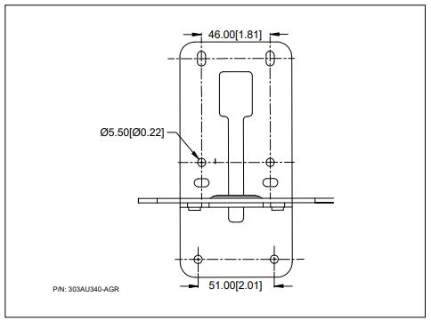 AVer COMCAM570 Dual 4K Audio Tracking Camera User Manual - Use the drilling paper included in the package