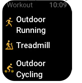 Workout Type