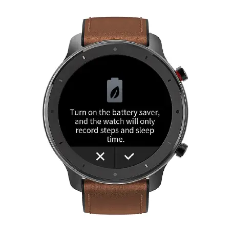 Battery saver mode