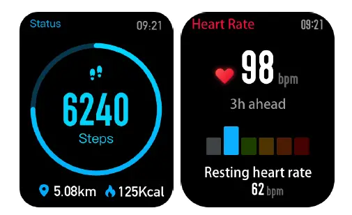 Slide the watch face