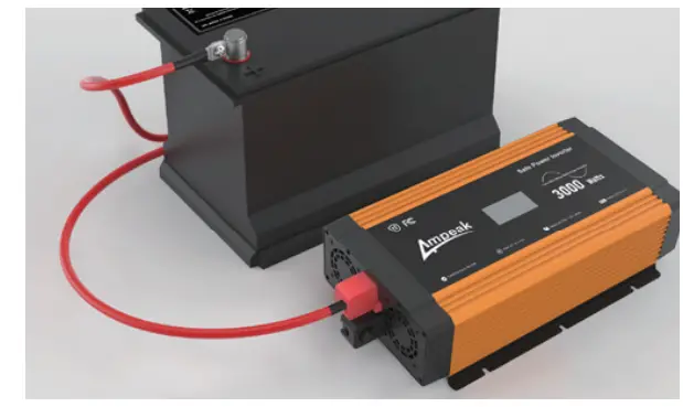 Ampeak 3000 Watts Pure Sine Wave Safe Power Inverter - positive