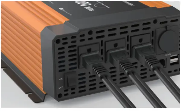 Ampeak 3000 Watts Pure Sine Wave Safe Power Inverter - power switch