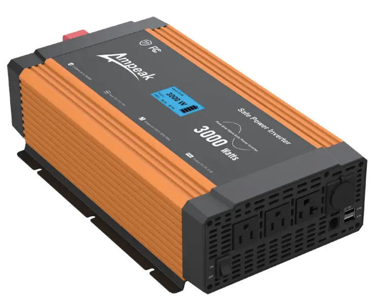 Ampeak 3000 Watts Pure Sine Wave Safe Power Inverter