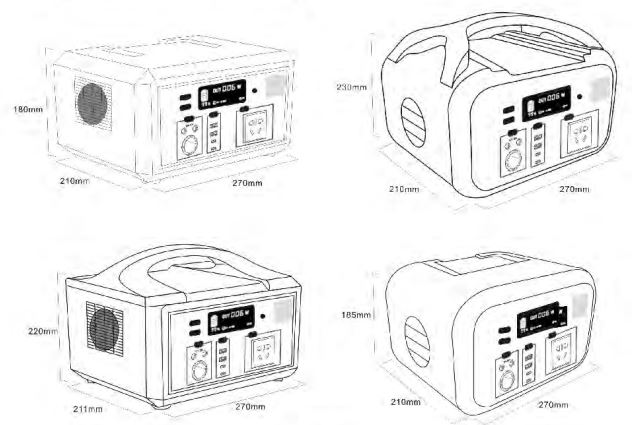 Anhui-Yuwei-YWSA-600W-Portable-Power-Station-fig- (3)