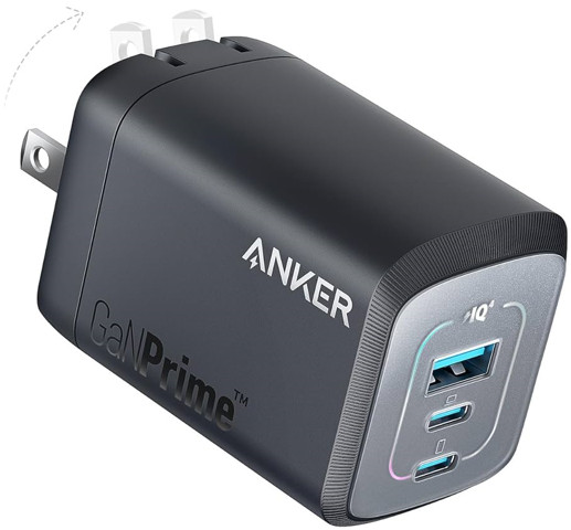 Anker Prime 100W GaN Wall Charger 3 Port