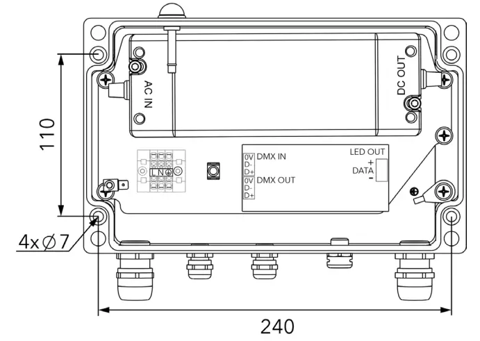 Anolis SUBDRIVE 1 Power Supply - HOUSING