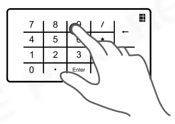 Apple iPad Pro 11 Magic Keyboard Case - input number