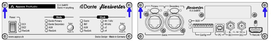 Appsys-Flexiverter-Dante 64x64-channel format-converter for Dante-15