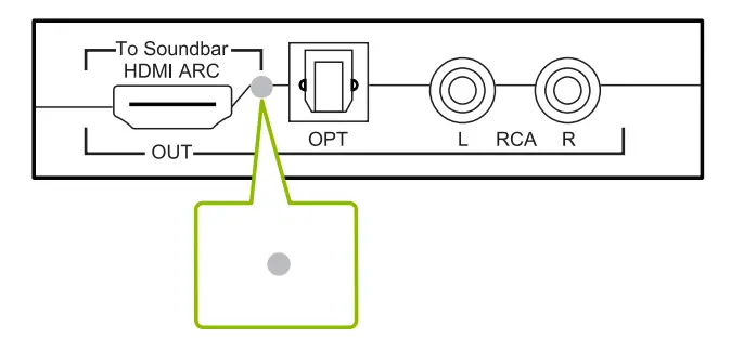 Avantree HAX05 HDMI ARC Audio Converter - LED is OFF