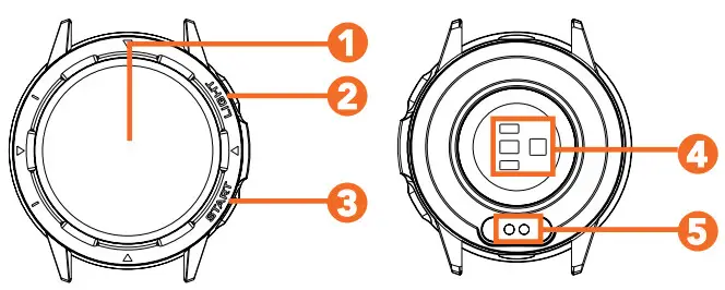 BAUHN AGPSW-0723 Smart Watch with GPS - Parts