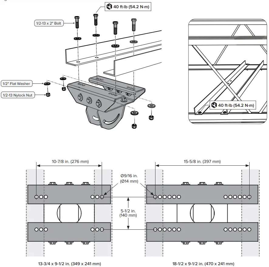 BIG ASS FANS 14 Foot Basic 6 HVLS Ceiling Fan - Bar Joists