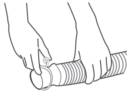 BL XQB60 1729A Fully Automatic Washing Machine - Connection of the Drain hose 1