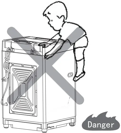 BL XQB60 1729A Fully Automatic Washing Machine - Safety warning 3
