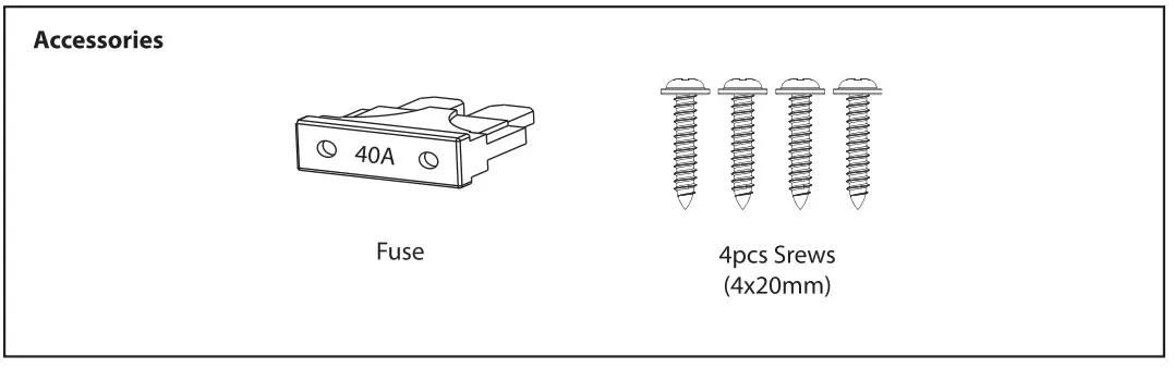 BLAUPUNKT EMA 1450 Power Amplifier - Accessories