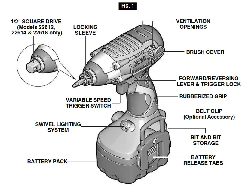 BOSCH GDR 12V 2 Cordless Impact Driver - Wrenches
