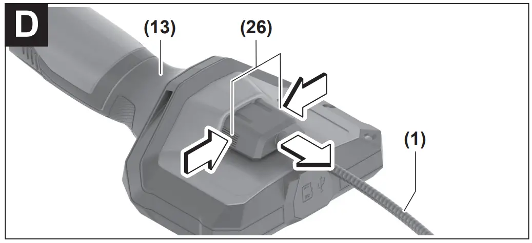 Removing the camera cable