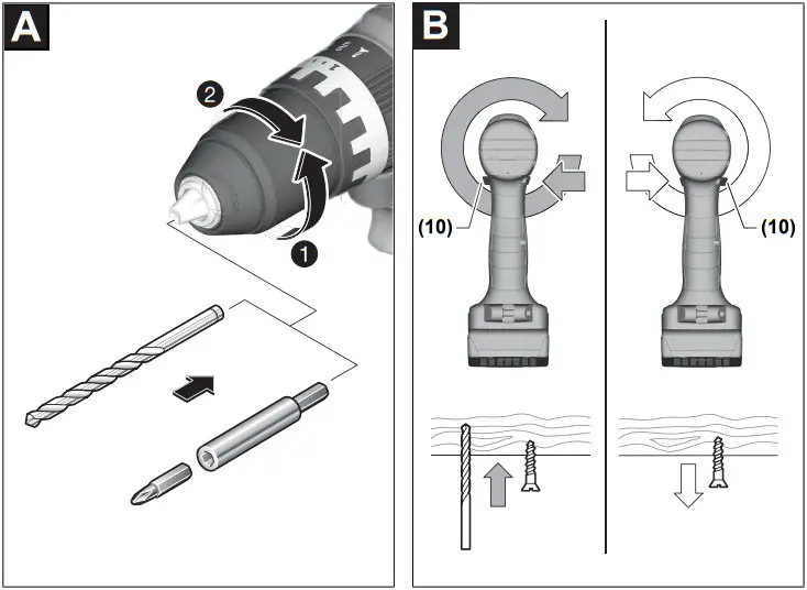 BOSCH GSB 18V 45 Cordless Drill or Driver - FIGURE 3