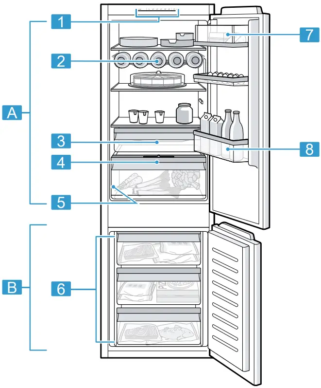 BOSCH KIN86 Fridge Freezer - Appliance