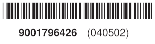 BOSCH KIR81ADD0G Built In Fridge - Bar Code