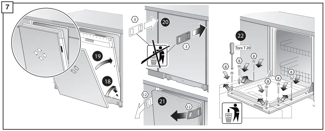 BOSCH SBD6ECX00E Fully Integrated Dishwasher - Figure 10