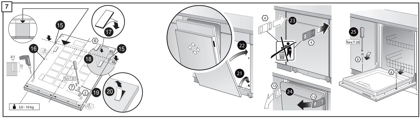 BOSCH SBD6ECX00E Fully Integrated Dishwasher - Figure 29