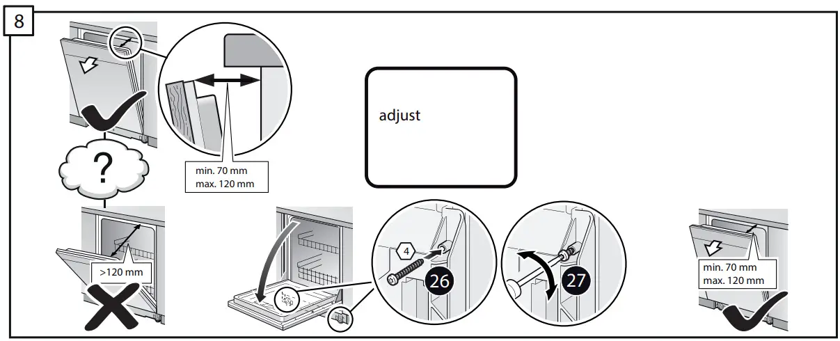 BOSCH SBD6ECX00E Fully Integrated Dishwasher - Figure 30