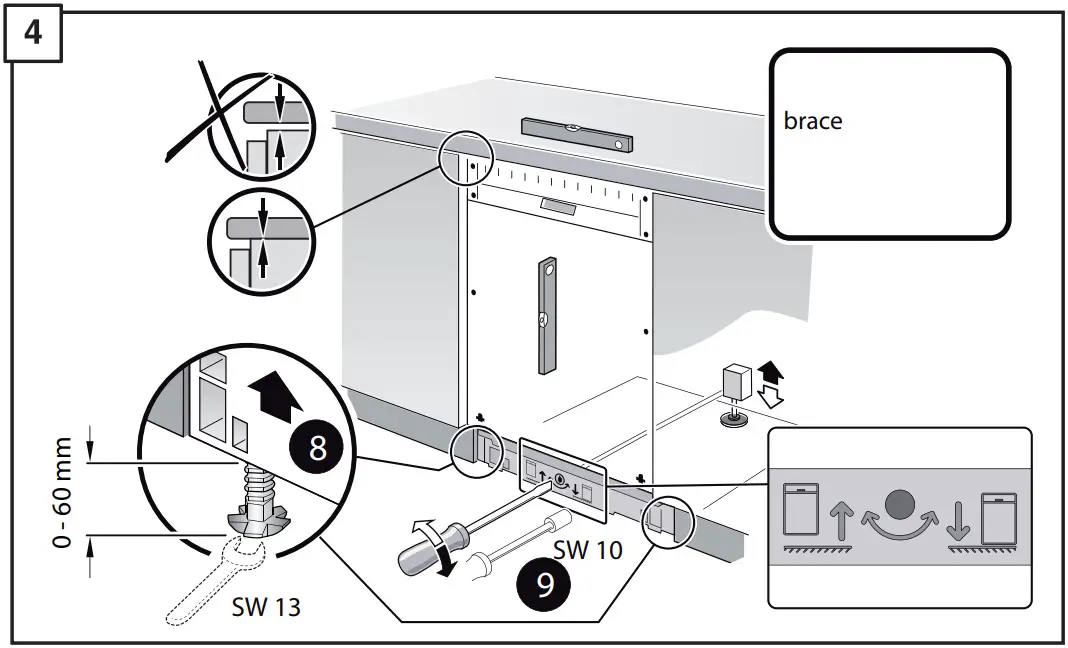 BOSCH SBD6ECX00E Fully Integrated Dishwasher - Figure 6
