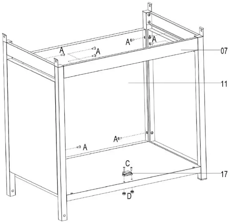 BOSS IQBQ6BCHTB Premium 6 Burner BBQ with Side Burner - Door