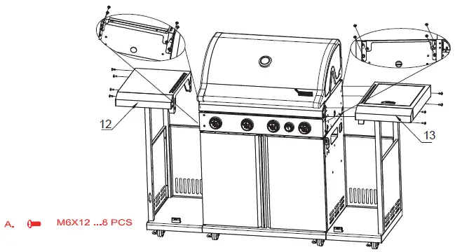 BRAND-MAN-GRILLS-BG2211A4-4-Burner-Countertop-Gas-Grill-fig 17