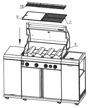 BRAND-MAN-GRILLS-BG2211A4-4-Burner-Countertop-Gas-Grill-fig 28