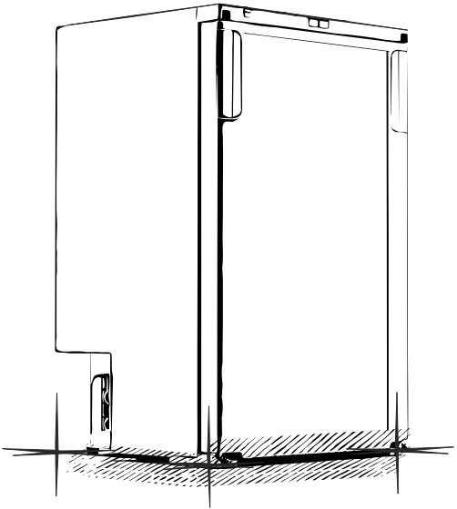 BRASS MONKEY GH1678 85L Caravan Fridge
